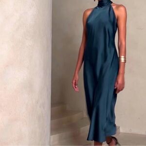 Banana Republic | Satin Halter Dress